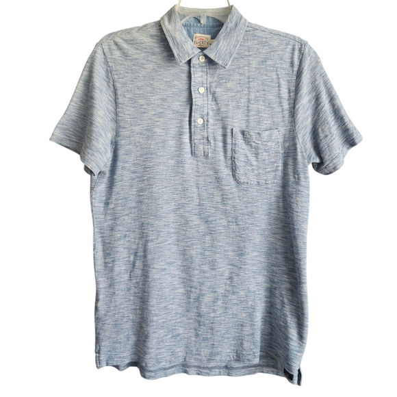 Faherty Mens Casual Heather Polo Size Small - Picture 2 of 9